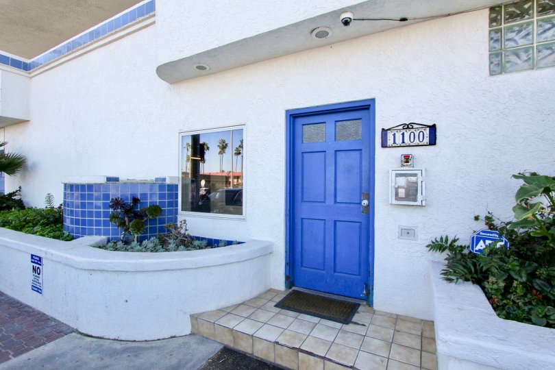 Entry to number 1100 in Ocean Point community in Imperial Beach, CA