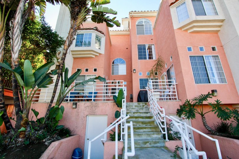 Three story residential units at Seaside Villas in Imperial Beach California