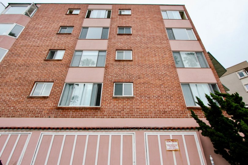 A sunny day in 8040 Girard Condos flat with beautiful garden