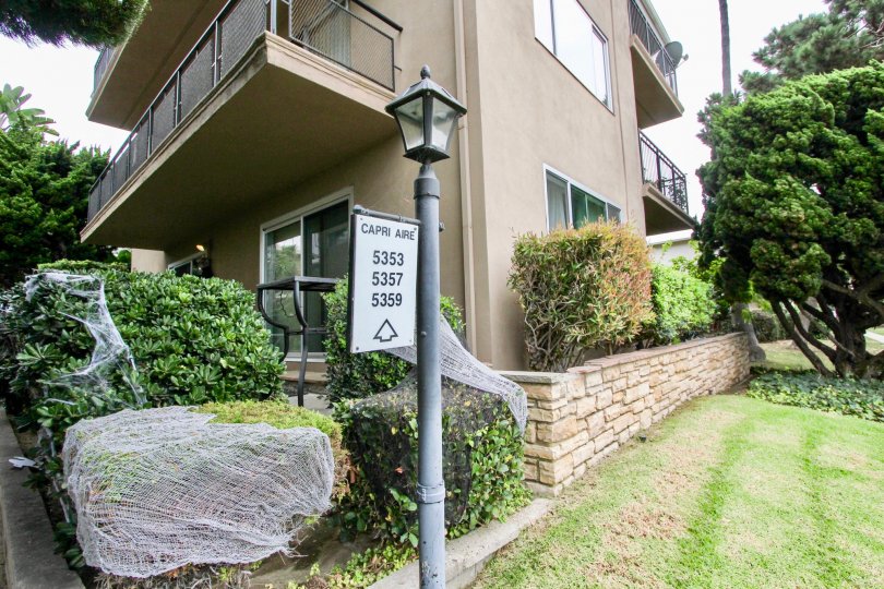 Capri Aire's three story residential units in La Jolla California