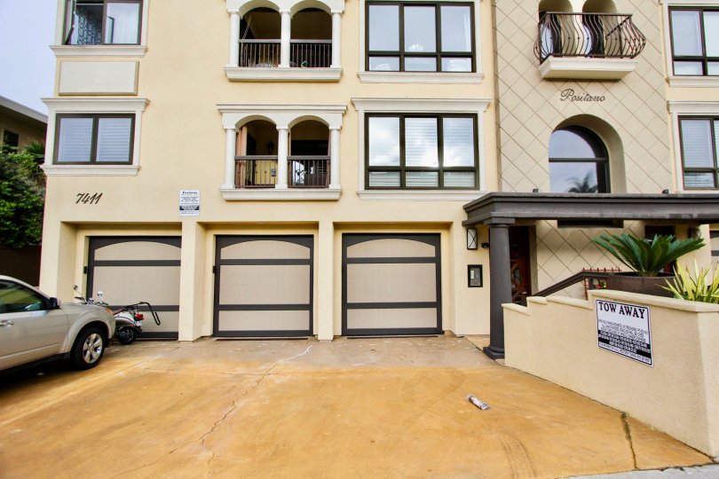 Multilevel condominiums Positano Residences, La Jolla, CA
