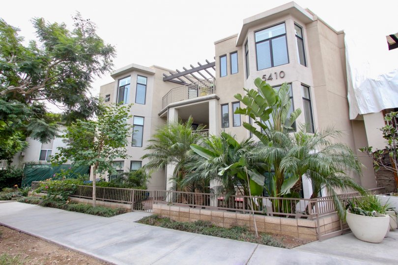 Exclusive garden with foot path having corner two roads facing home of Seahaus.