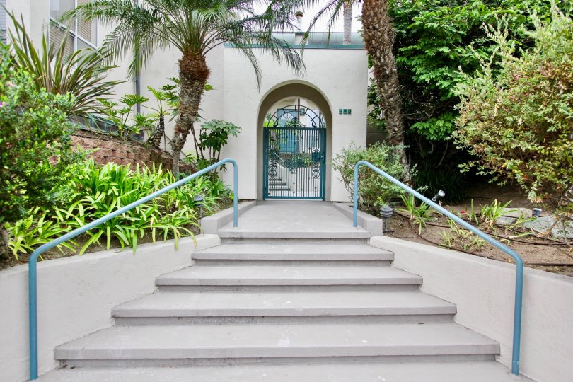 Beautifully designed stair way with gusty air blown trees of Wind N Sea.