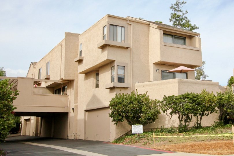 Three story town homes inside the Woodlands South Community in La Jolla CA