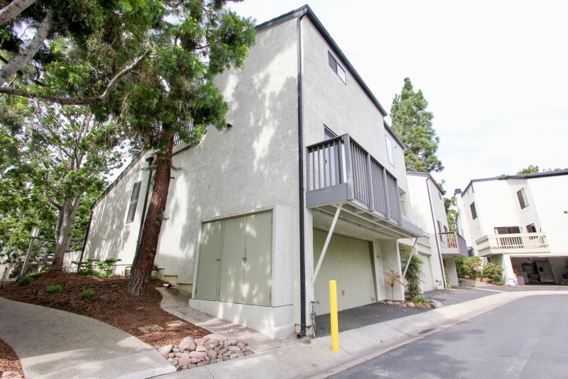 Utility entrance on the side of a building in Woodlands in La Jolla CA
