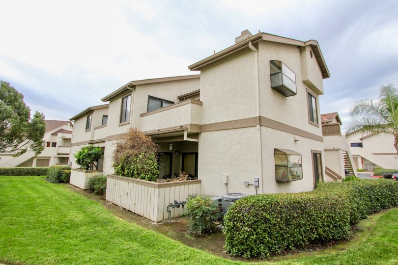 California La Mesa Avocado Village apartments with nice green garden