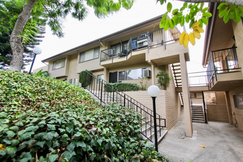 Excellent view of villa with terrace and garden at the front in Grossmont Village of La Mesa