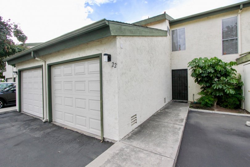 A partly cloudy day at Murray Hill residences in La Mesa, California