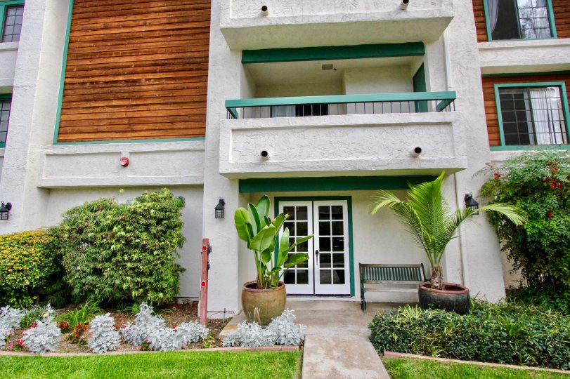 Beautifully landscaped outdoors in the Shasta Greens of La Mesa, California.