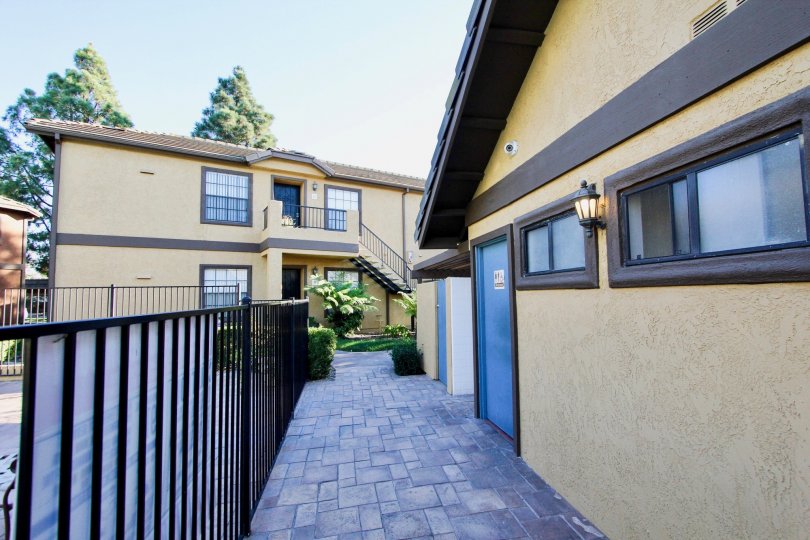 Arbor Ridge  , Mira Mesa  ,: California,pathway,, paver blocks