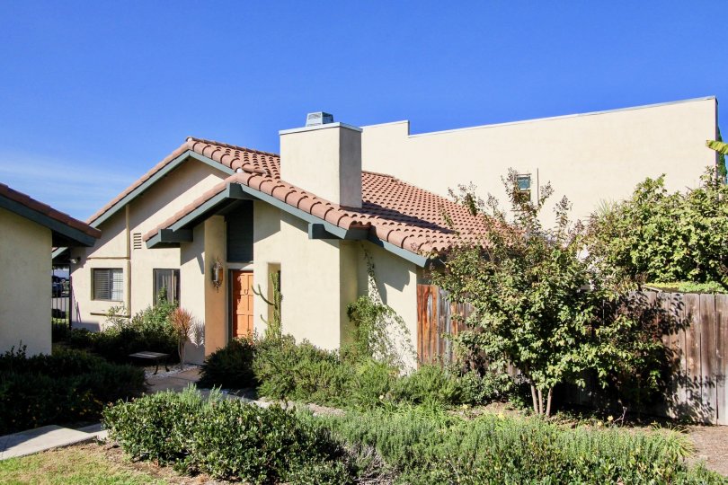 THIS IMAGE SHOWS THE BEAUTIFUL HOUSE WITH EXCELLENT PLANTS AND TREES LOCATED IN THE COMMUNITY OF BLACK MOUNTAIN VILAS
