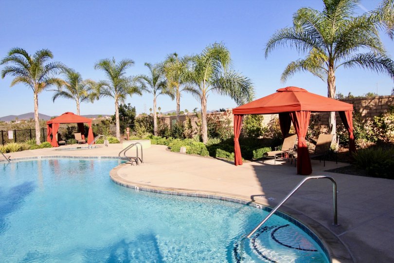 Grand Swimming Pool facility Sorento Terrace in Mira Mesa, California