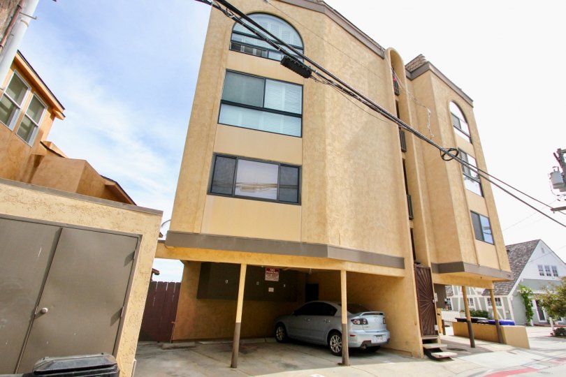 Beautiful housing apartments in the community Casa Bhia on a sunny day