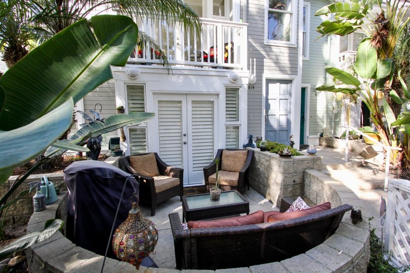 Rich and Modern Living outdoor living Apartment residents of Nantasket Ct in Mission Beach, California