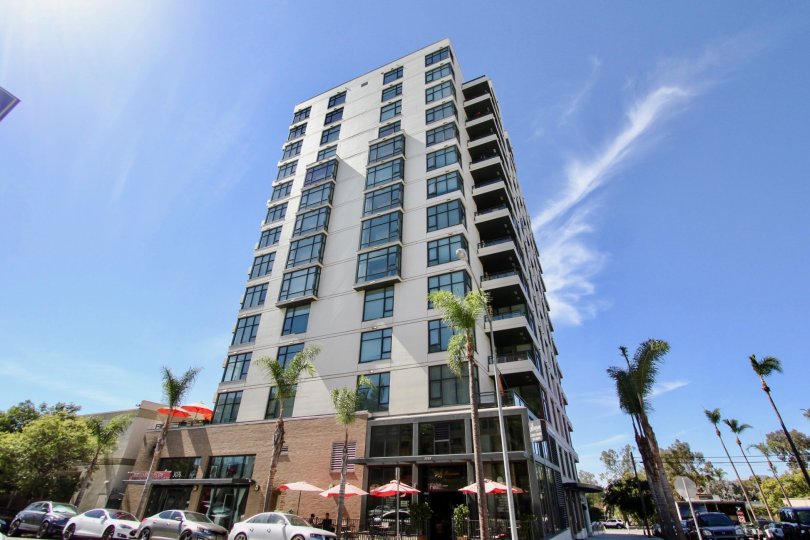 It's a gorgeous day in California at the Alicante building