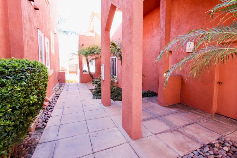 Attractive infrastructure with Red wall painting at Columbia Crest