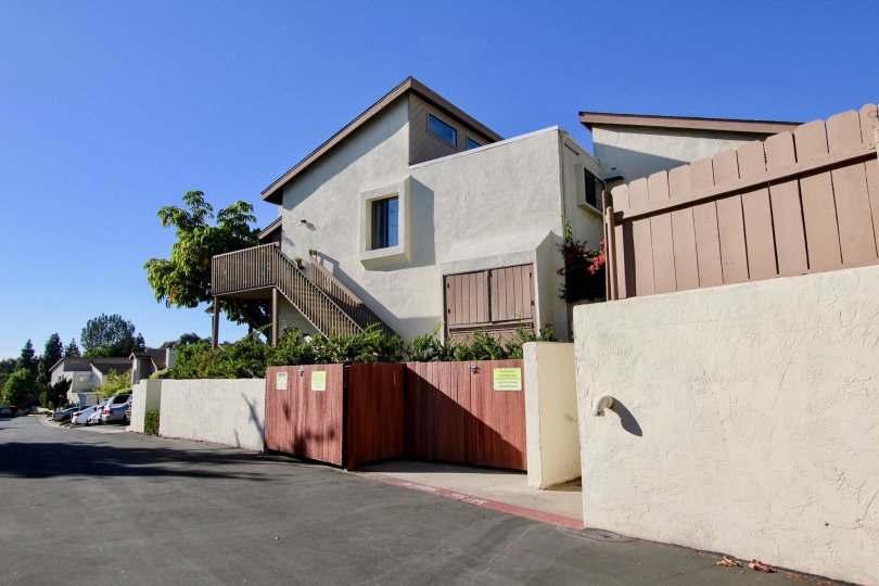 Friars Mission ,Mission Valley, California, blue sky,stairs