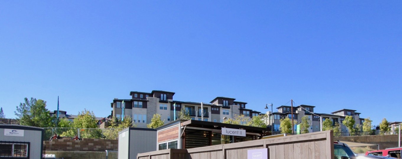 Lucent Lofts In Mission Valley California During a sunny clear sky day
