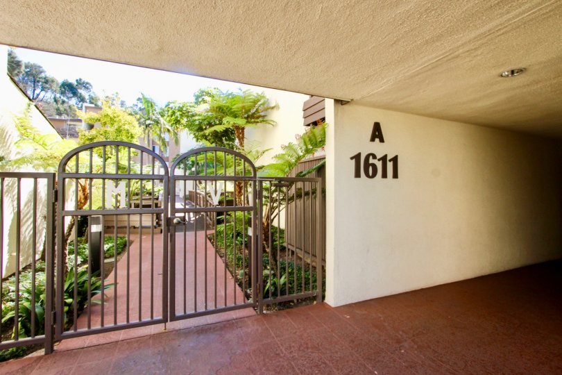 Mission Valley_Mission Village_California_Gate View from 1611A
