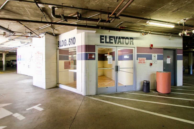 Safe To Use an Elevator  River Scene On Mission Valley
