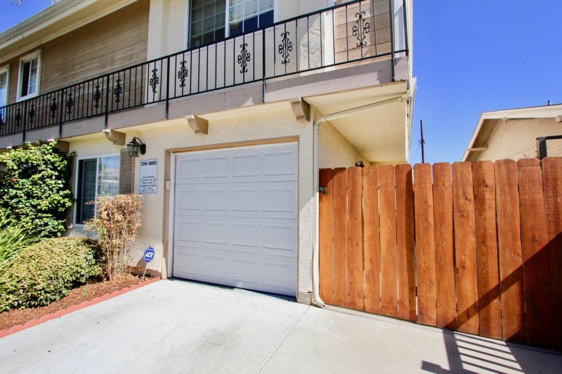Closer view of Wilson Villas in Normal Height with it's Quality wooden gate in California