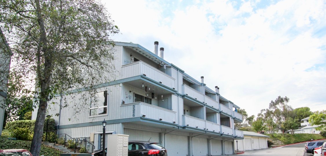 Apartment complex in Cherokee Canyon, North Park, California