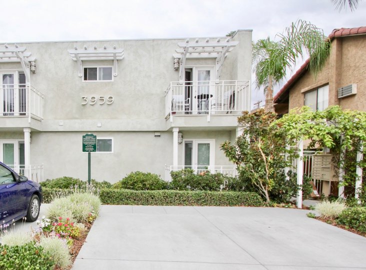 The Quiet Front Entrance to the Idaho Palms Community in North Park