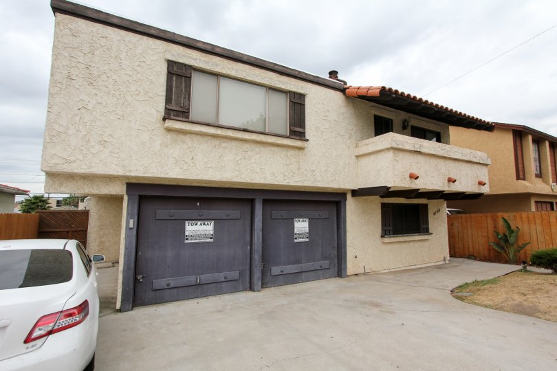 Two story housing with attached garages at The Alamo in North Park California
