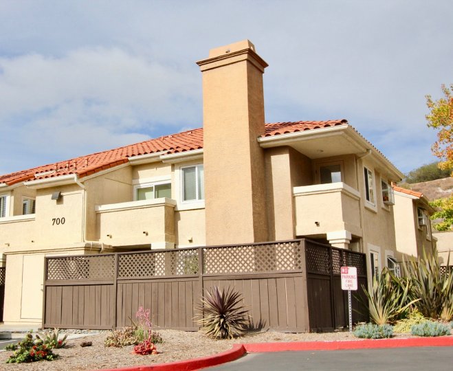 The Bluffs community on a cloudy day in Oceanside, California