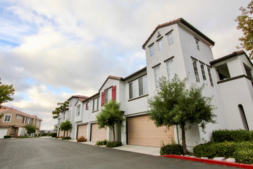 street view of vista monte in oceanside california, garage view