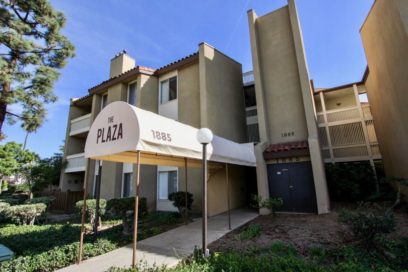 The Plaze in Pacific Beach, CA has beautiful architecture.