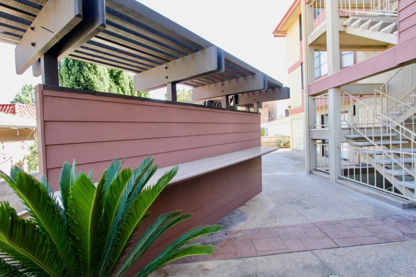 Addison street view in point loma california, staircase and walkway