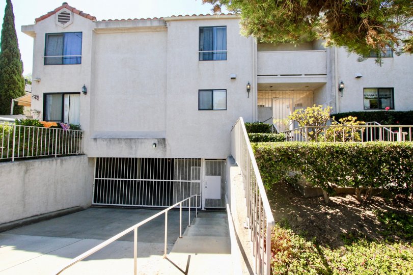 An apartment building in Roseville Terrace with underground parking