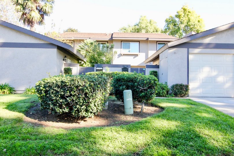 Westwood Townhomes, City: Rancho Bernardo, backside of a building, green trees and plants