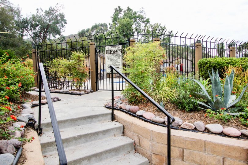 Highland Trails  , Santee ,: California,steps,white sky