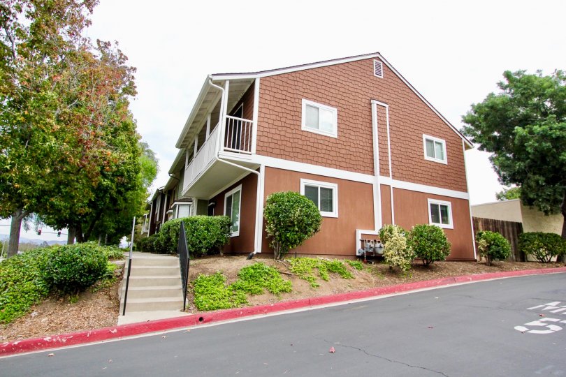 A street view of the Pepperhill Townhomes in Santee, California.