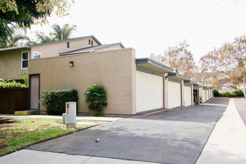 Clean alleyways near the Riverwood Village community in Santee, Ca.