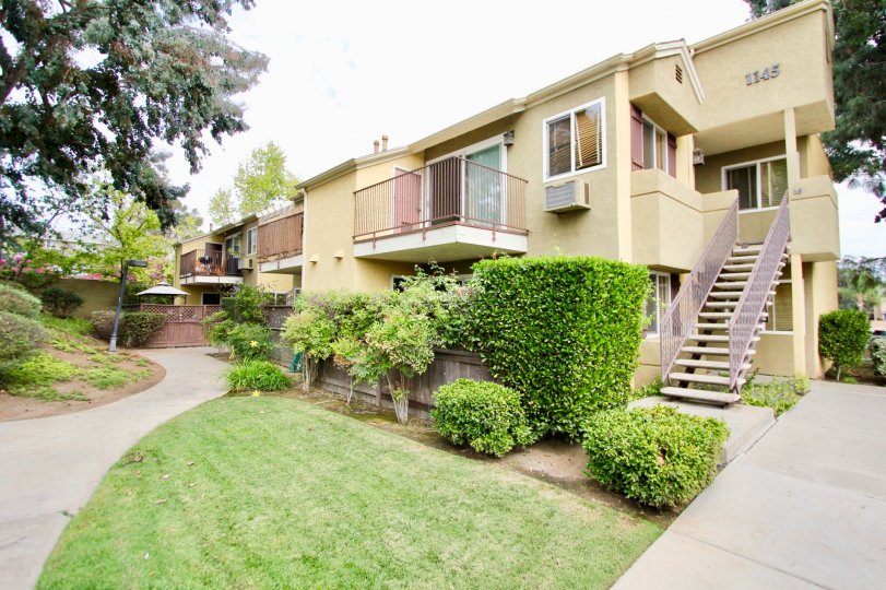 front of unit 1145 in Canyon Villas in Spring Valley in California