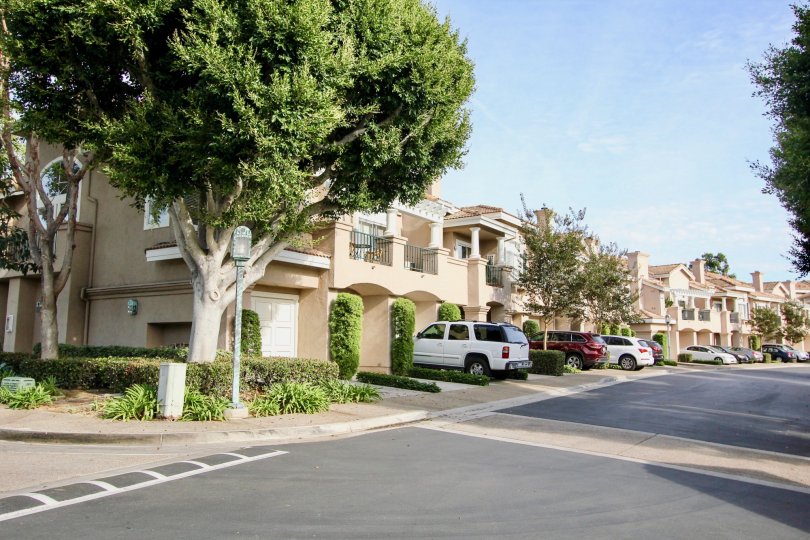 Apartment complex in University City with on street parking