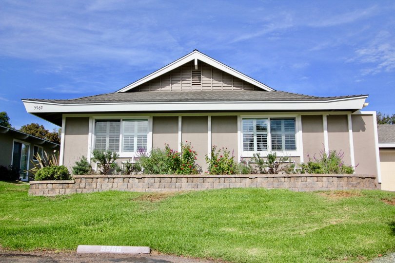 Housing with yard and plants at Pennant Village in University City California