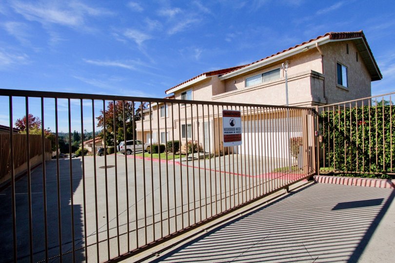 Privacy guaranteed when you're living at the Hillview Townhomes in Vista, CA