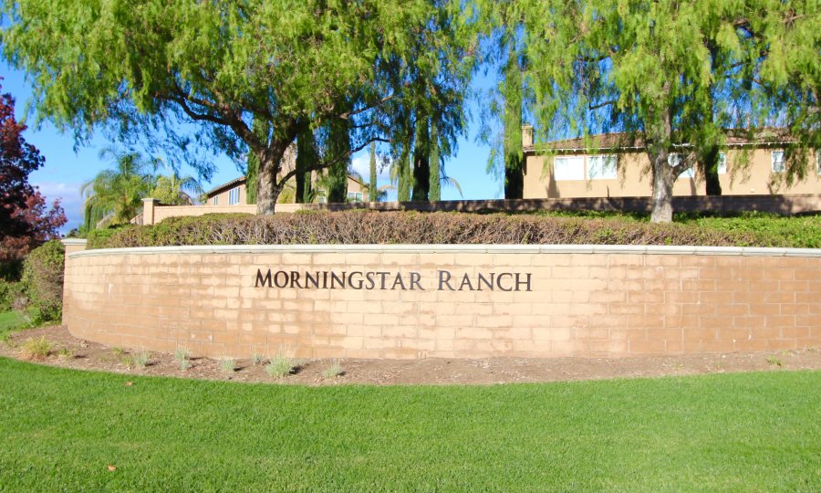 Morningstar Ranch Community Marquee in Winchester California