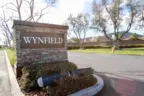 Stone column entrance to Wynfield Estates in Murrieta