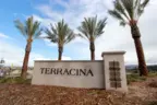 The sign for the 2 home builders at Terracina