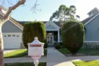 The landscaping at Country Manor Estates is well manicured