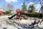 The pathway leading to the community amenities at Laurel Creek