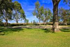 The large park and grassy areas are quite appealing here