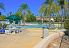 Oversized Sparkling Blue Pool at The Colony