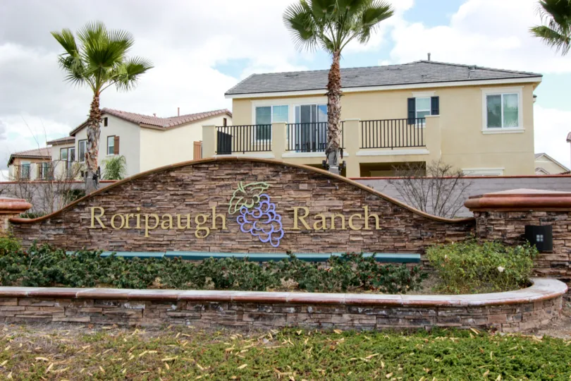 Entrance to Roripaugh Ranch in Temecula Ca