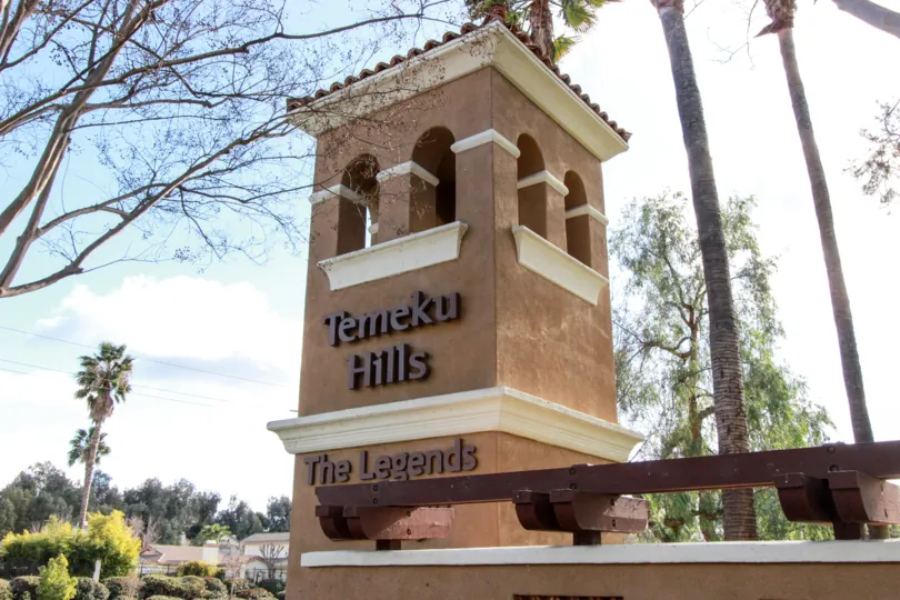 Temeku Hills Community Marquee in Temecula Ca